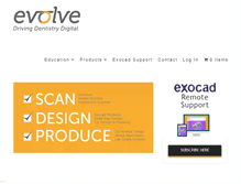 Tablet Screenshot of evolvedentistry.com